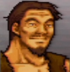 男性,短髪,ひげ,微笑み,ゲームキャラクター,筋肉質