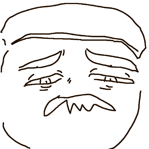 顔,ひげ,男性,似顔絵,手描き