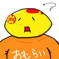 キャラクター,イラスト,黄色,おむらい,20%,オムライス,デフォルメ