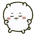 白い猫,猫,イラスト,ピンクの頬,ゆるキャラ