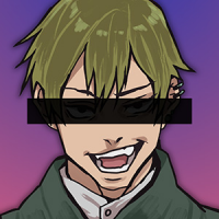 イラスト,男性,アニメ風,ショートヘア,緑髪,笑顔,モザイク,アイコン