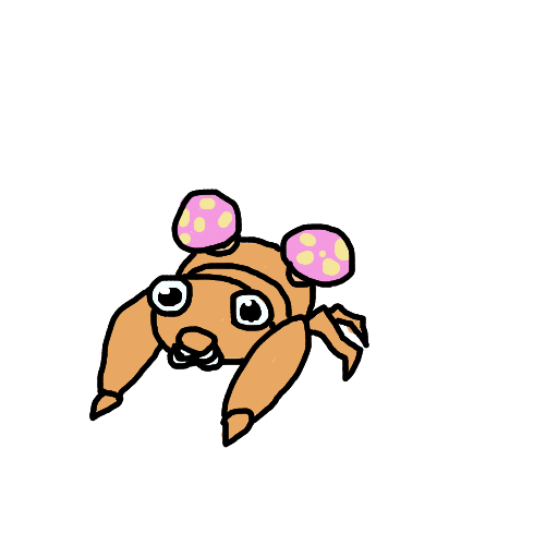 ポケモン,パラス,虫,キノコ,イラスト