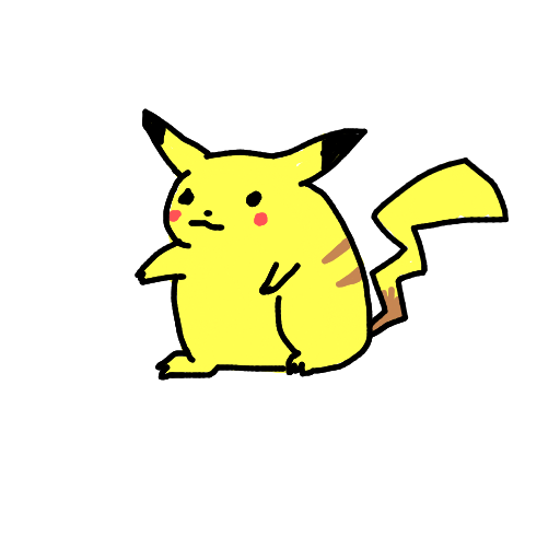 ピカチュウ,ポケモン,黄色,キャラクター,動物,イラスト