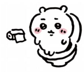 ハムスター,トイレ,かわいい,イラスト