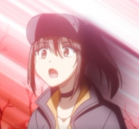 アニメ,少女,帽子,驚き,チョーカー,ショートヘア