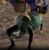 カメ,4本足,動物,ゲームキャラクター,甲羅,緑色,異形,ファンタジー