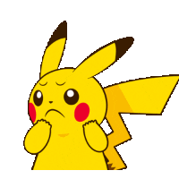 ピカチュウ,ポケモン,アニメ,黄色,困り顔,キャラクター