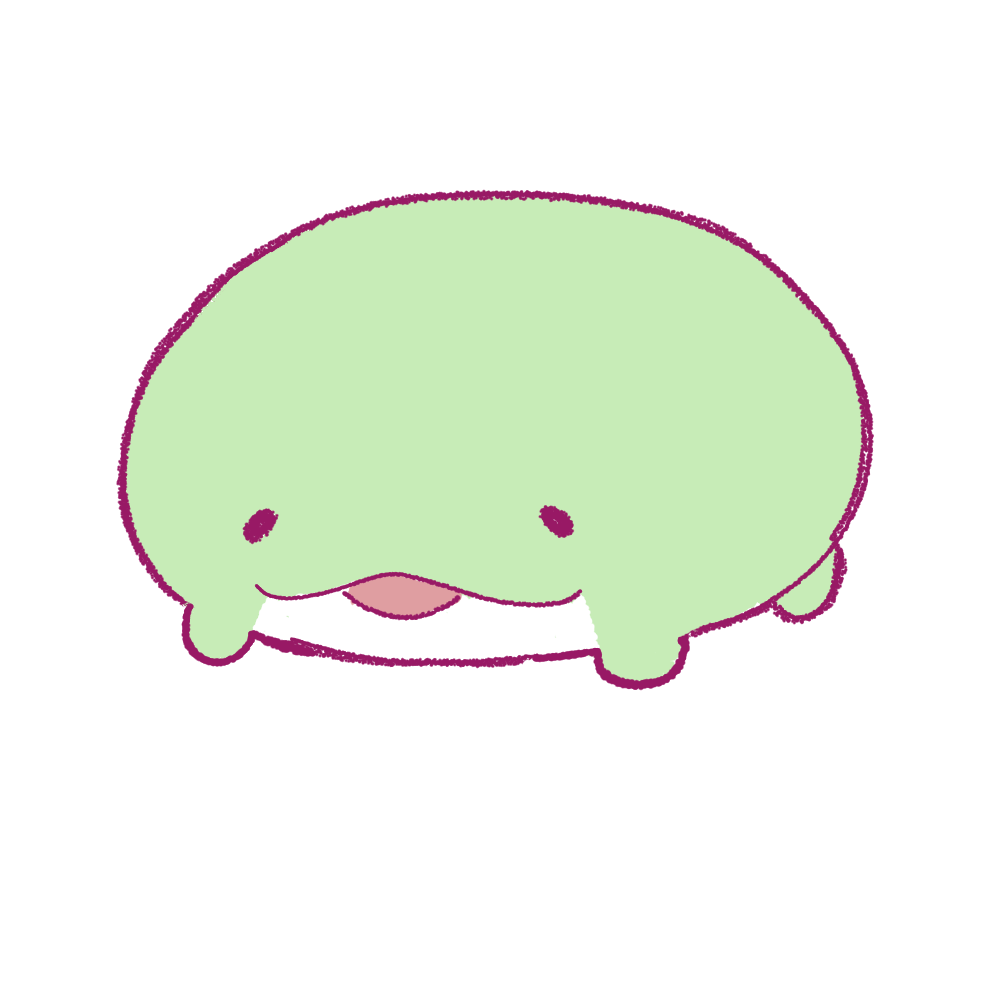 キャラクター,動物,ゆるキャラ,みどり,シンプル