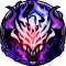 エンブレム,モンスター,ドクロ,紫,赤,炎,アバター