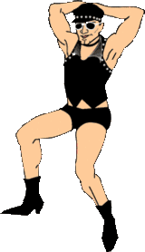 男性,筋肉,サングラス,黒い服,帽子,コスチューム,ポーズ