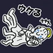 天使,ウケる,笑い,倒れる,イラスト