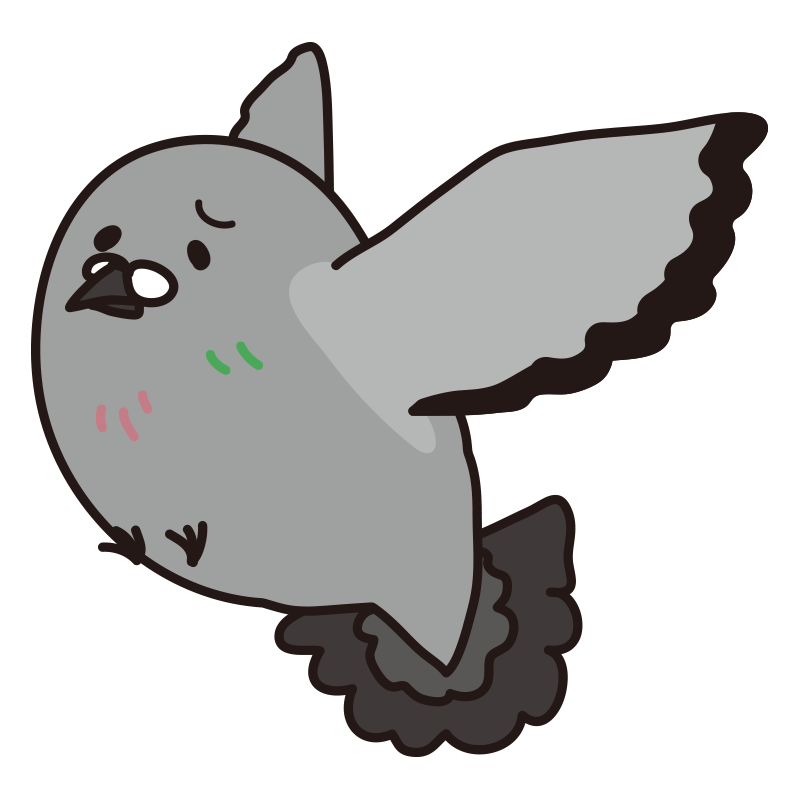 鳥,ハト,飛行,翼,かわいい,イラスト