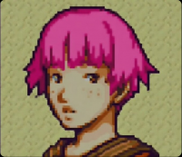 ドット絵,ピンク髪,ショートヘア,少年,ゲームキャラクター,サガフロンティア