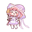 女の子,魔法使い,帽子,ほうき,アニメ風,ピンク髪,ドレス,かわいい,ミニキャラ