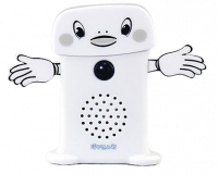 キャラクター,機械,スピーカー,白,顔,手,RyuboQ