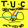 TUC,黄色,手書き
