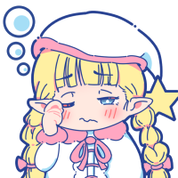 女の子,エルフ耳,三つ編み,眠い,パジャマ,星,涙目,イラスト,かわいい