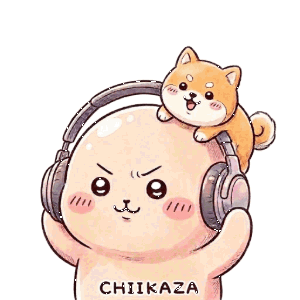 イラスト,動物,柴犬,ヘッドホン,キャラクター,かわいい,CHIIKAZA