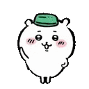 動物,帽子,白いキャラクター,かわいい,ゆるキャラ,アニメーション,挨拶