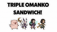 TRIPLE OMANKO SANDWICH!,キャラクター,イラスト,動物,ファンタジー,豚,魔法使い