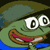 Pepe the Frog,カエル,帽子,眼鏡,笑顔