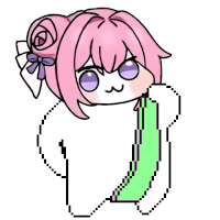 アニメ風,ピンク髪,女の子,リボン,かわいい,デフォルメ,イラスト