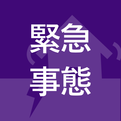 緊急,事態,アイコン,紫,警告