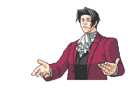 男性,スーツ,法廷,逆転裁判,キャラクター,笑顔
