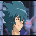 アニメ,男性,青髪,笑顔,遊戯王GX