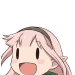 アニメ,女の子,ピンク髪,エルフ耳,笑顔,アイコン