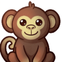 サル,動物,イラスト,アイコン