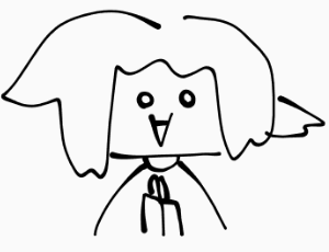 手描き,シンプル,線画,キャラクター,ゆるい