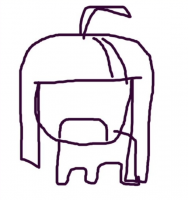 シンプル,手描き,女の子,髪の毛,ユニーク,イラスト