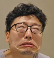 男性,メガネ,変顔,自撮り