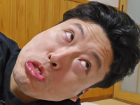 男性,変顔,自撮り,室内,黒髪