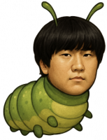 イラスト,芋虫,昆虫,人間の顔,ユーモア,合成画像