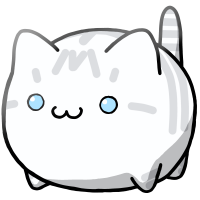 猫,ゆるキャラ,動物,白色,青い目,かわいい,デフォルメ,シンプル
