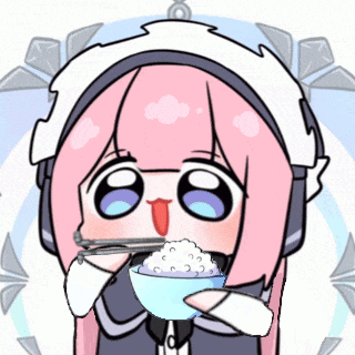 アニメキャラ,ピンク髪,ヘッドホン,メイド,ご飯,食事,かわいい,擬人化