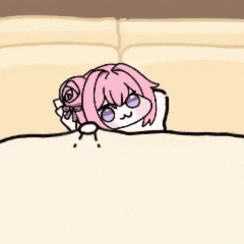 アニメ,ピンク髪,女の子,ベッド,かわいい,イラスト,キャラクター,寝る