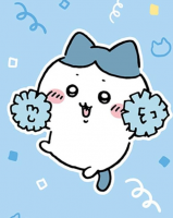 猫,白猫,キャラクター,かわいい,水色背景,花飾り